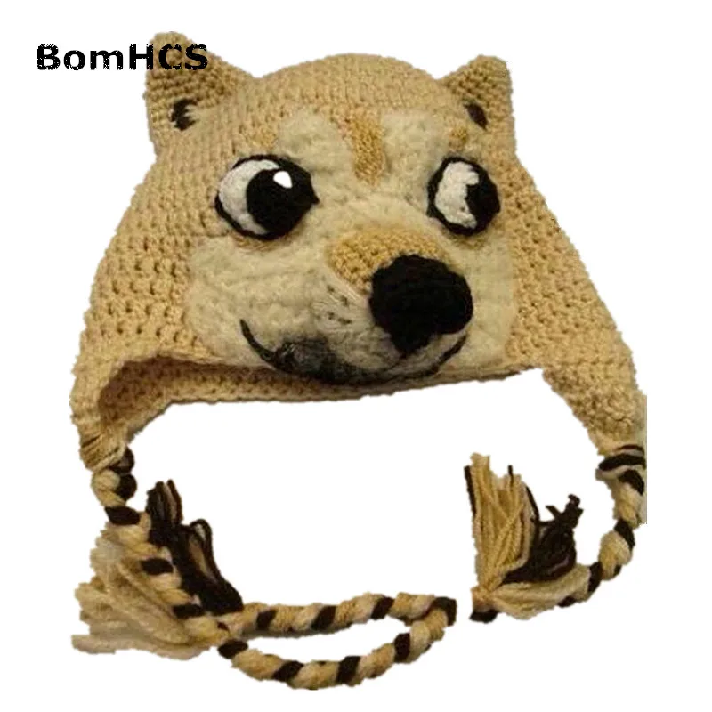 

Шапка BomHCS вязаная женская, зимняя, теплая