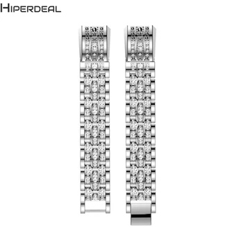 

HIPERDEAL 2018 New Stainless Steel Crystal Watch Band Wrist strap For Fitbit Alta HR/Fitbit Alta 17Dec21 Dropshipping F
