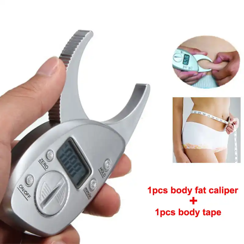 Drop shipping Digital body fat caliper skinfold caliper body fat tester