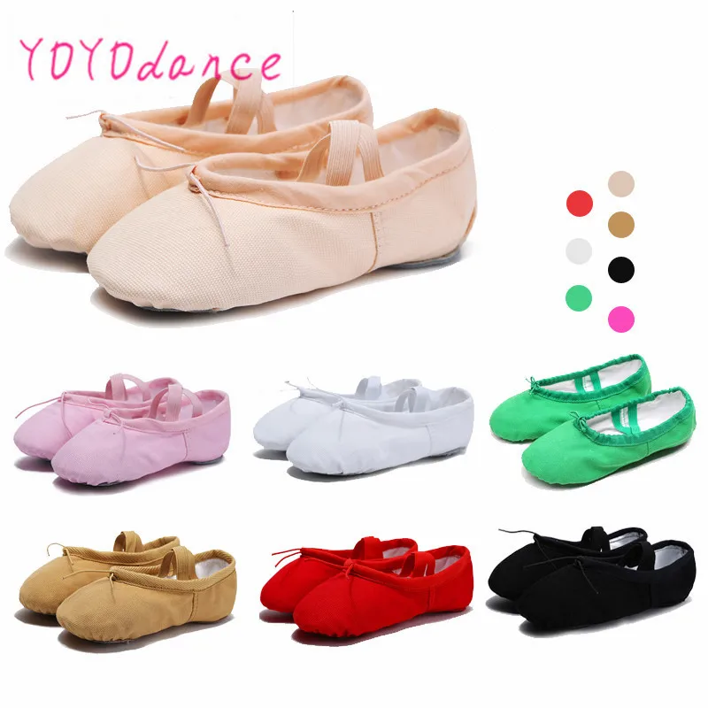 New Arrival 6 Color Children Kids Girls Quality Canvas Ballet Dance