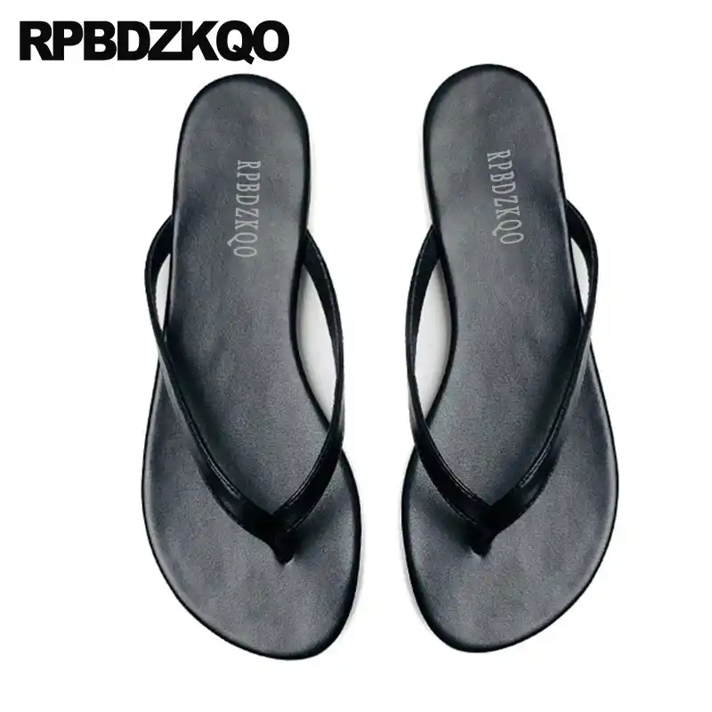 slippers shoes leather summer fashion 