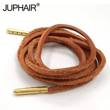 1-12Pair Golden Brown Fashion Quality Genuine Top Layer Leather Shoelaces Retro Leather Boot Shoe Shoestring Metal Head Shoelace 1-12Pair Golden Brown Fashion Quality Genuine Top Layer Leather Shoelaces Retro Leather Boot Shoe Shoestring Metal Head Shoelace