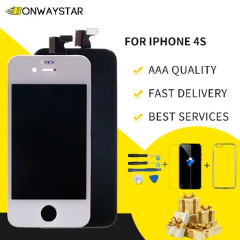 

AAA++ good Black White Quality Screen LCD for iPhone 4S A1431 A1387 Replacement Screen Digitizer Touch Module for 4s lcd Display