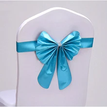 20 шт./упак. Горячие стул для продажи пояса Регулируемый галстук-бабочка ленты полосы декоративный аксессуар для торжеств сиденье украшения пояса для свадьбы