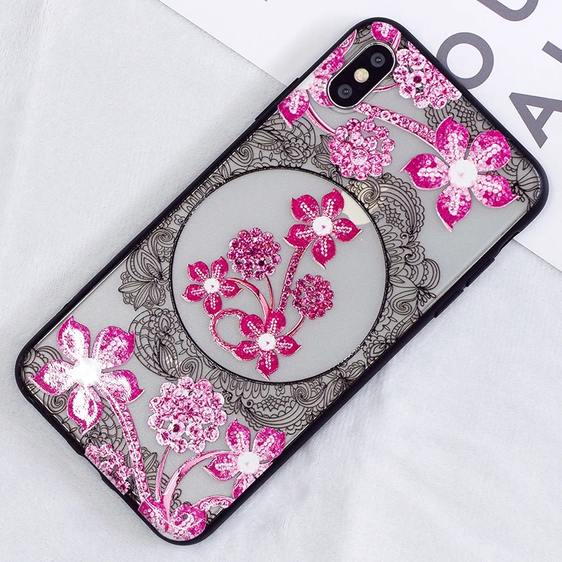 3D flower Lace case for iphone xr/iphone XR cases fundas carcasa floral printed plastic back cover coque hoesje kryt tok etui 3D flower Lace case for iphone xr/iphone XR cases fundas carcasa floral printed plastic back cover coque hoesje kryt tok etui