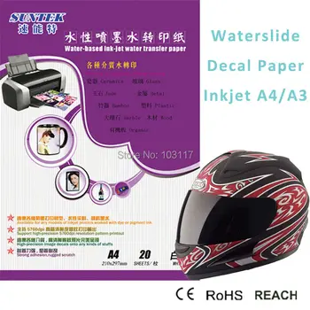 

60 sheets Inkjet Water Transfer Decals Paper For General Printing Ink