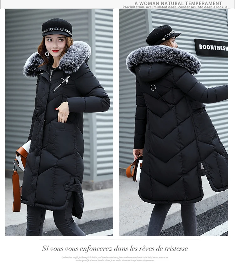 KMETRAM 2019 Новая модная зимняя куртка Женское пальто женская теплая верхняя одежда толстая стеганая хлопковая куртка jaqueta feminina inverno HH304