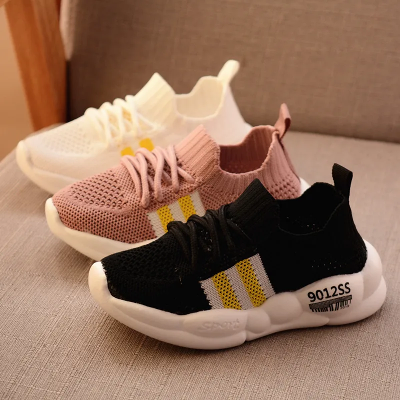 

Top quality 2019 kids sports shoes baby boys girls breathable running shoes fashion casual shoes non-slip soft sports shoes