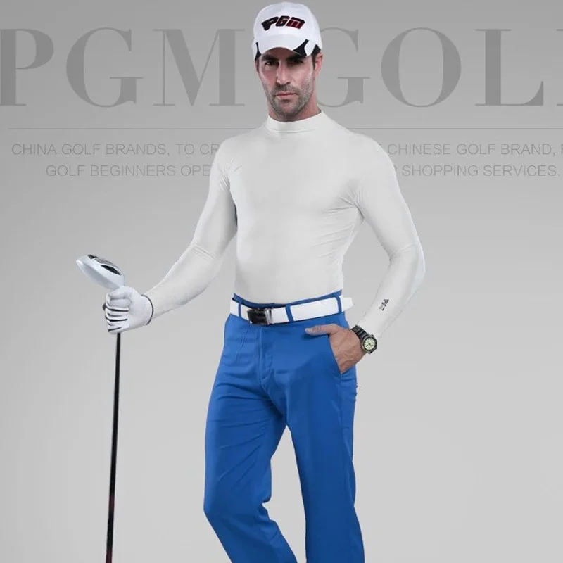 PGM sunscreen Shirt long sleeves T shirt Men Summer Golf shirt cool