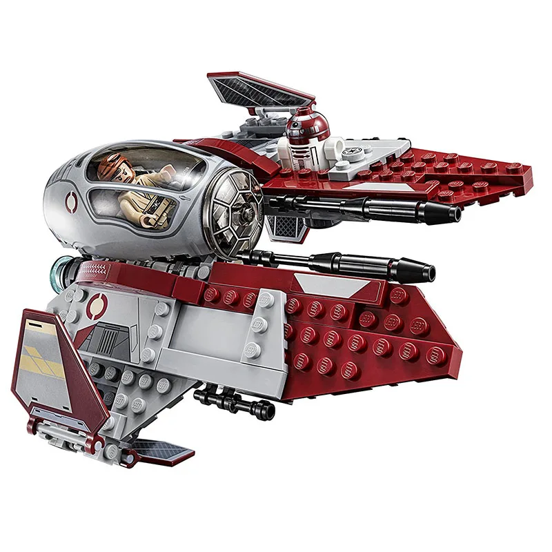 

10575 BALE Star Wars Obi-Wan's Jedi Interceptor Model Building Blocks Enlighten Action Figure Toys For Children Compatible Legoe