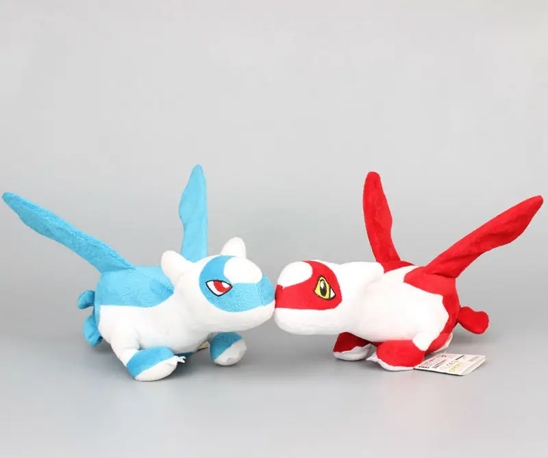 Аниме Latias & Latios 2 стиля Мягкие плюшевые игрушки куклы с биркой 12 "30 см детский подарок