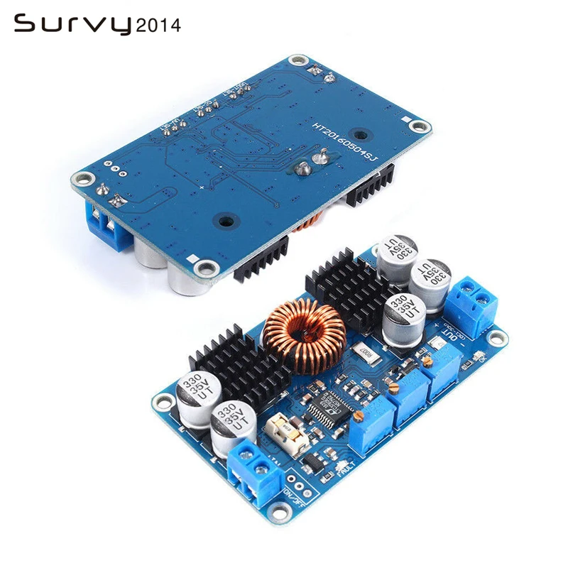 

LTC3780 DC 5-32V to 1V-30V 10A Automatic Step Up Down Regulator Charging Module D81