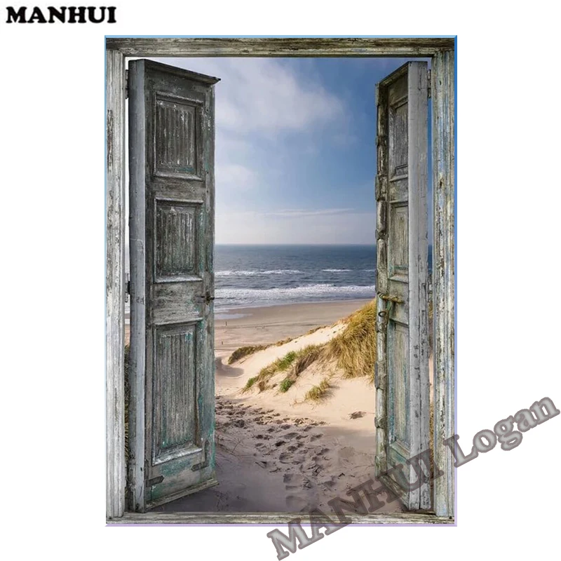 

Volledige vierkante / ronde diamant 5D DIY Diamond Painting "door" Diamond geborduurd Diamond Mosaic Home Decor SSS029