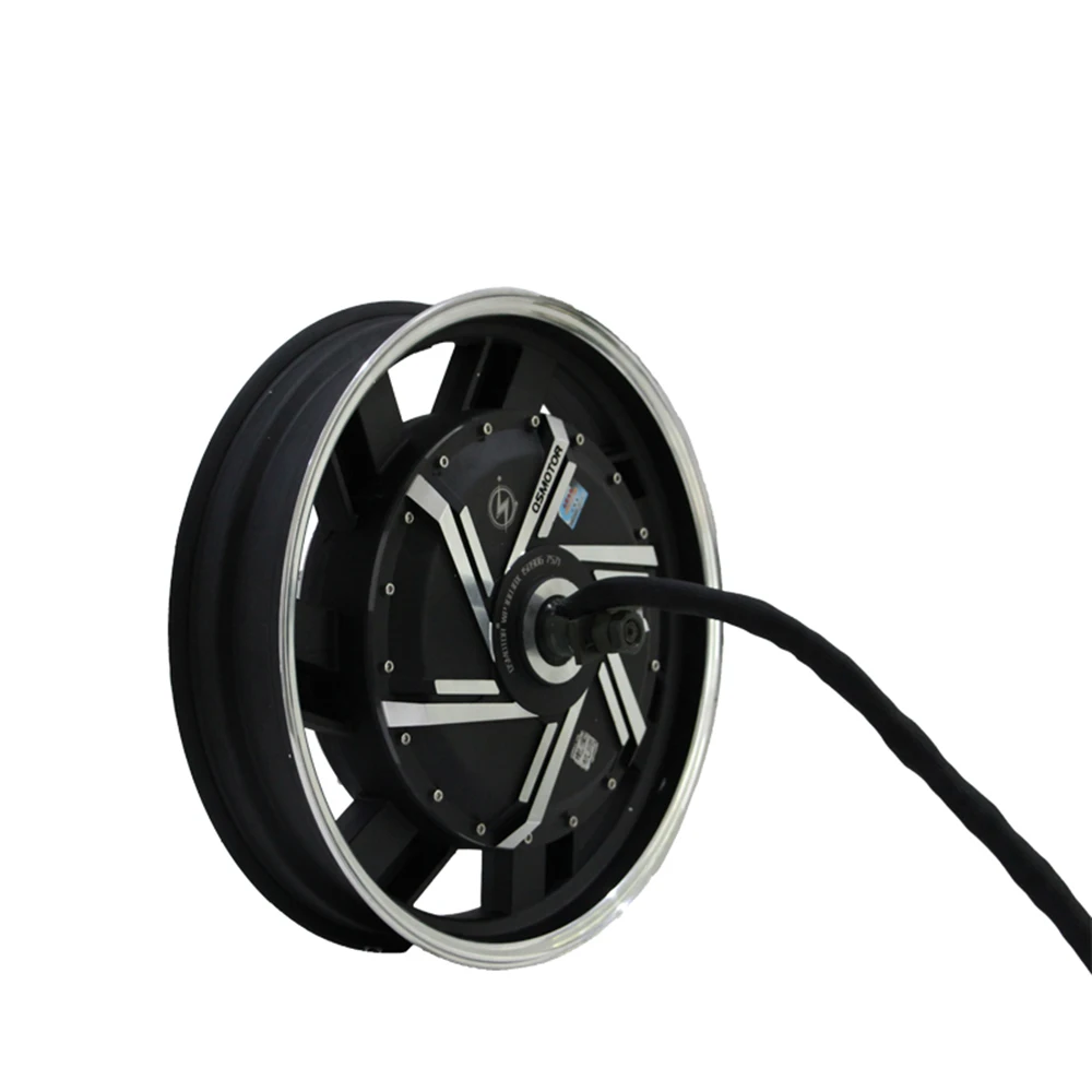 

QSMOTOR 17inch 6000w V3 45H Electric Hub Motor For E-Motorcycle