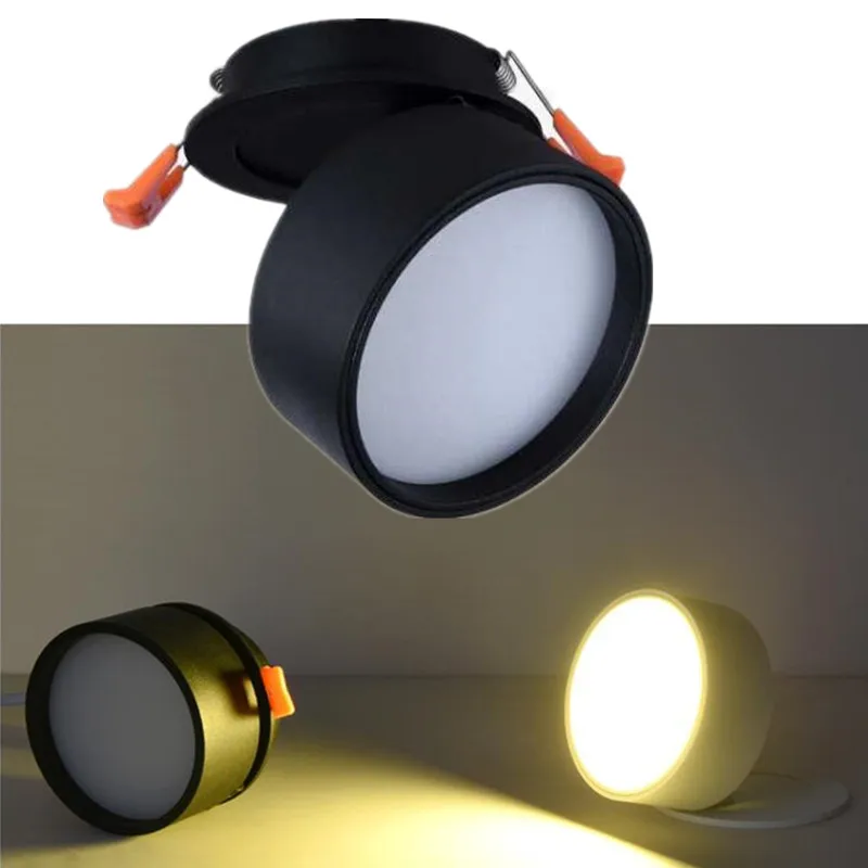 

High quality COB 18W/12W/7W Led Down Light COB LED downlight ceiling, ceiling rotation down lamp 85-265V
