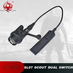 Element-linterna táctica Airsoft Surefir M300A M600C, interruptor remoto para arma de luz de caza, NE04054-BK de luz