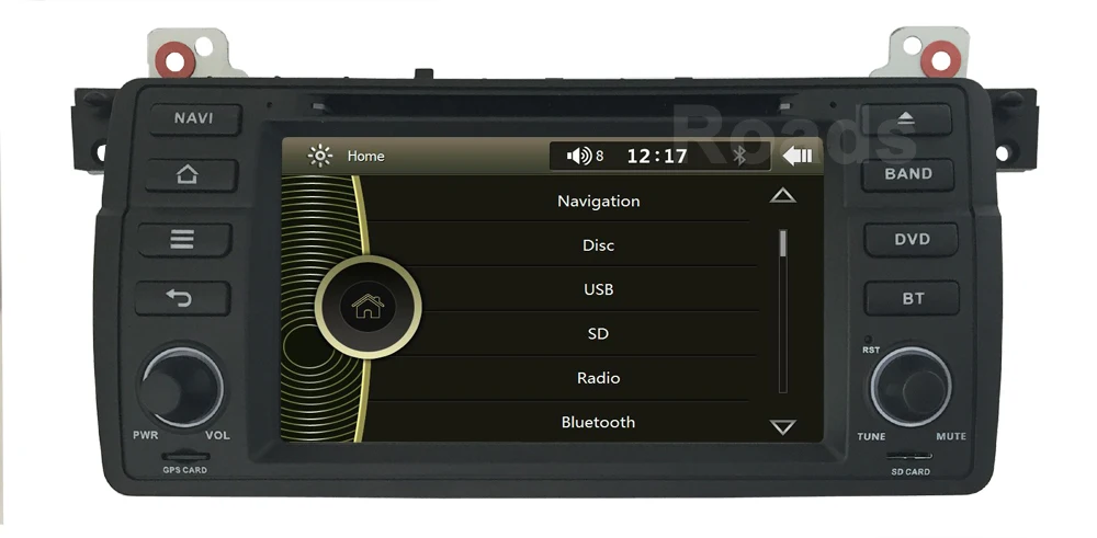 Car DVD Player for BMW E46 3 Series M3 with Radio Bluetooth GPS Navigation Canbus