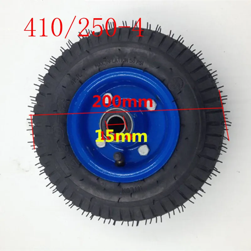 Высокое качество пневматические шины для гироборд с колесами 8 дюймов тележка 410/250-4 колесные тачки, колеса