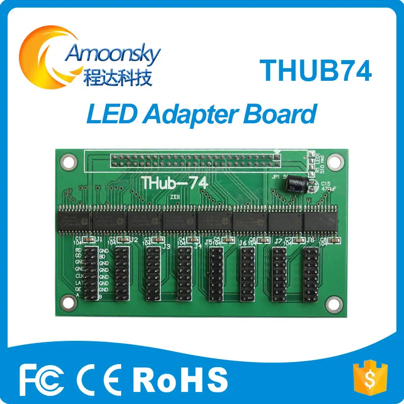 

HUB74 port pinboard for led module adapter board AMS-HUB74 for fixed led display