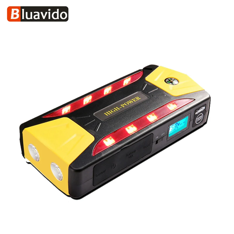 Kopen Bluavido 82800 mah Auto Jump Starter Grote Ontlading Diesel Auto Power Bank 12 v Voor Auto Motor Booster Start jumper Batterij