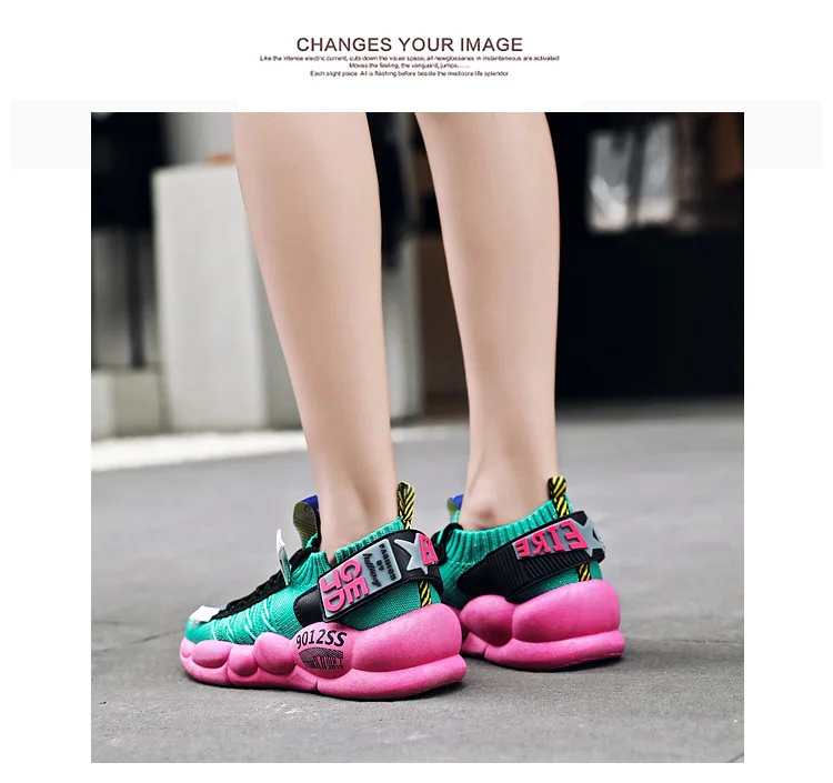 Новинка; женская спортивная обувь; разноцветная Тканевая обувь; zapatos de mujer; кроссовки на платформе; женская дизайнерская обувь; A71