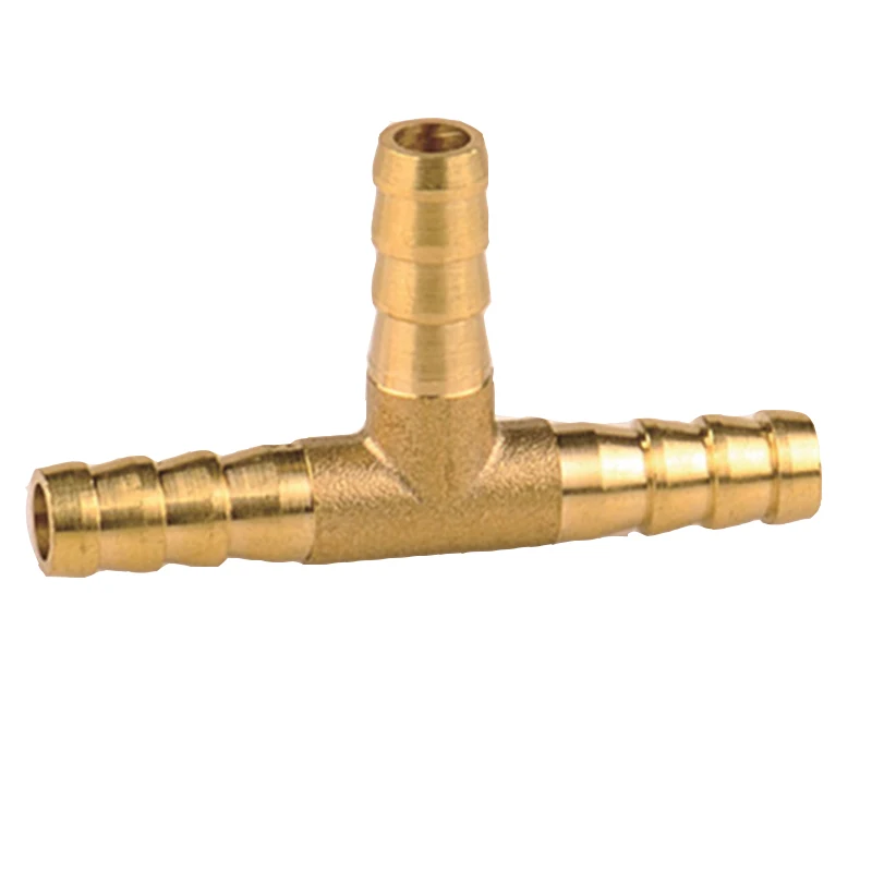 T тип 1/8 &quot1/4&quot 3/8 &quot1/2&quot Тройник фитинг трубы 6 8 10 12 14 16 19 мм хвостовый шланг