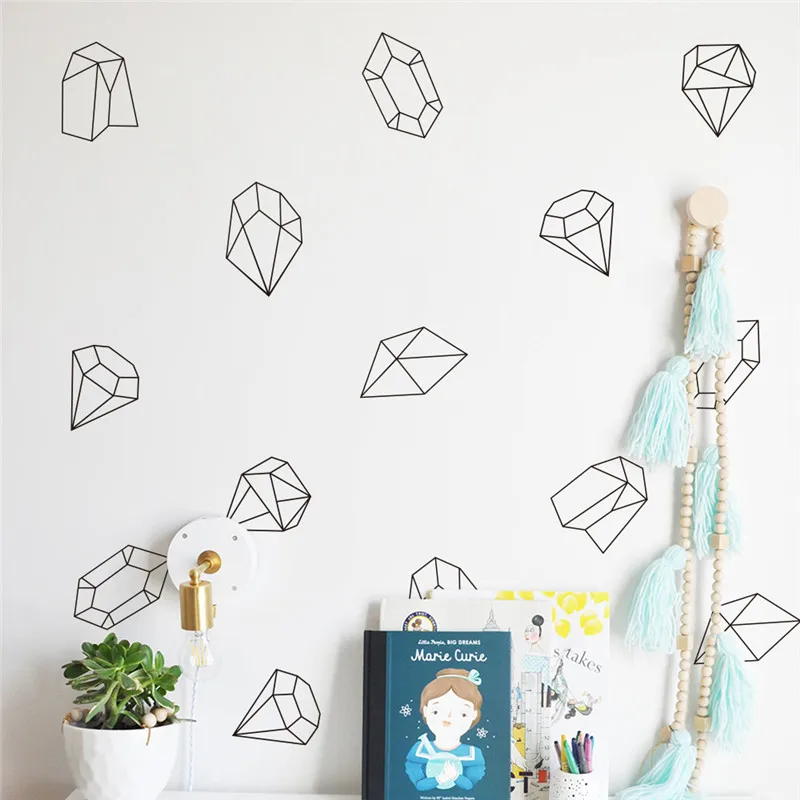 Bizdekisen Comprar Caliente La Linea Geometrica Pared Etiqueta