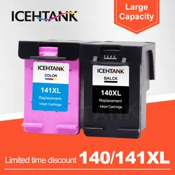 ICEHTANK совместимый картридж Замена для hp 140 141 XL Photosmart C4283 C4583 C4483 C5283 D5363 картриджи для принтеров