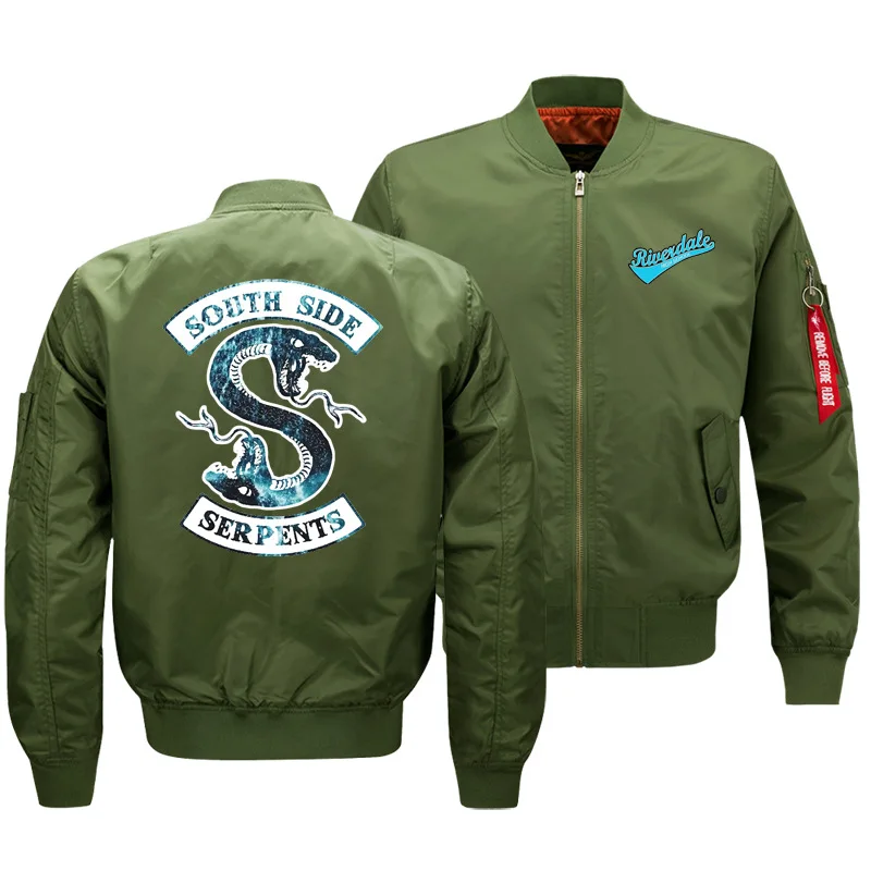 amazing  Riverdale South side air force Jacket Women Bomber Jacket Motorcycle Jackets slim Coat Zip Outwear 