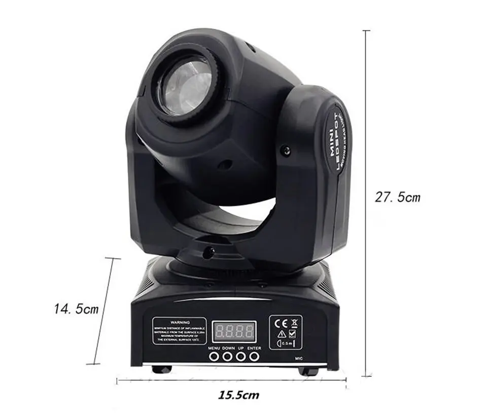 Billige Mini Spot 30W LED Spot Moving Head Licht dj controller LED gobo Lichter strahl lichter