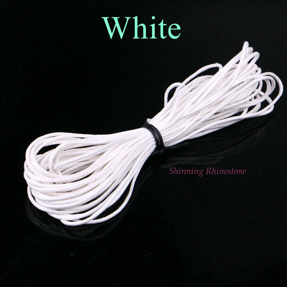 10 meters 1.5MM Waxed Leather Thread for Shamballa Bracelet 17 Colors Choice,leather cord,waxed cord