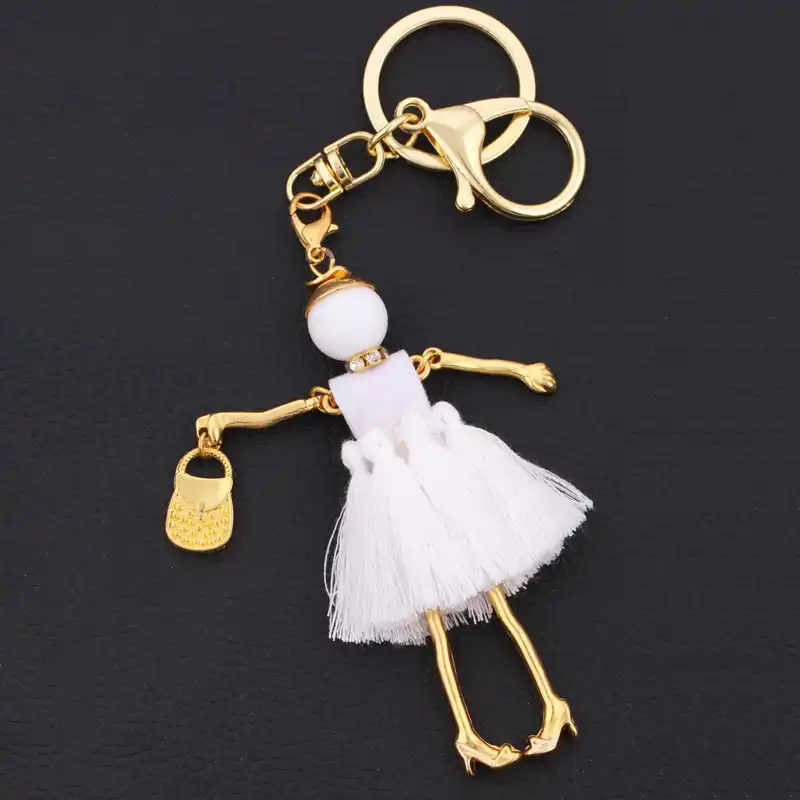 Fashion Girls Cute Key Chain Women Pendant Bag Accessory Charm Keyrings YI