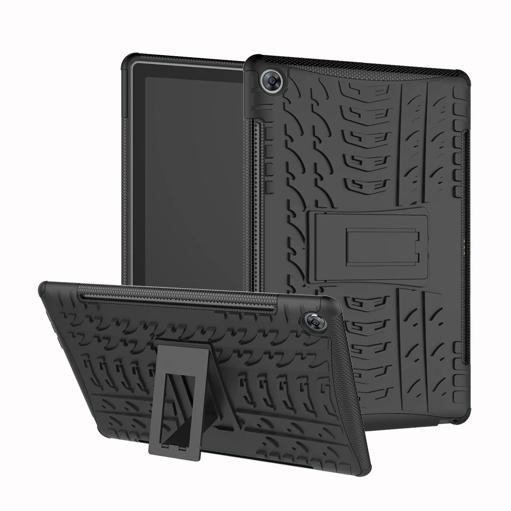 

Case for Huawei MediaPad M5 Lite 10'' BAH2-L09/W19 10.1"rugged case Heavy Duty 2 in 1 Hybrid Durable Funda Tablet Shell
