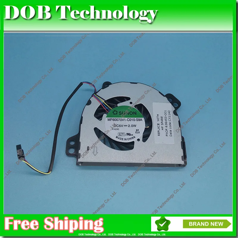 CPU COOLING FAN FOR HP pavilion DM1 DM1-3000 DM1T-3000 dm1-3000-3025dx CPU fan 636453-001 MF60070V1-C010-S9A HPMH-B2985020G00003 CPU COOLING FAN FOR HP pavilion DM1 DM1-3000 DM1T-3000 dm1-3000-3025dx CPU fan 636453-001 MF60070V1-C010-S9A HPMH-B2985020G00003