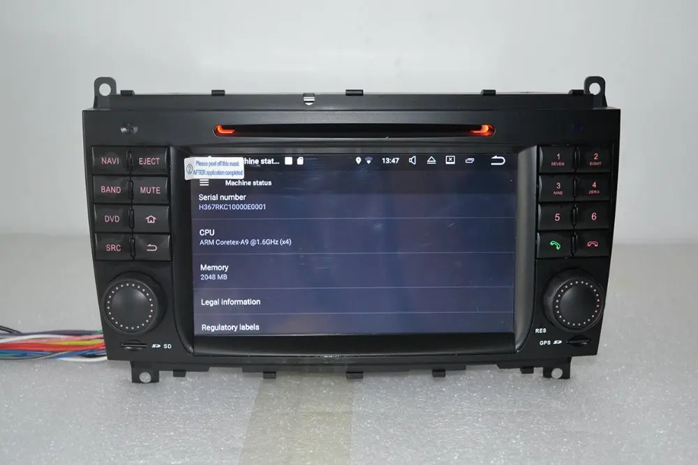 Sale 7" Android 7.1 for mercedes w203,clk w209 2din car dvd,gps navigation 3G,Wifi,radio,bluetooth,Steering wheel Canbus Free 8g map 36