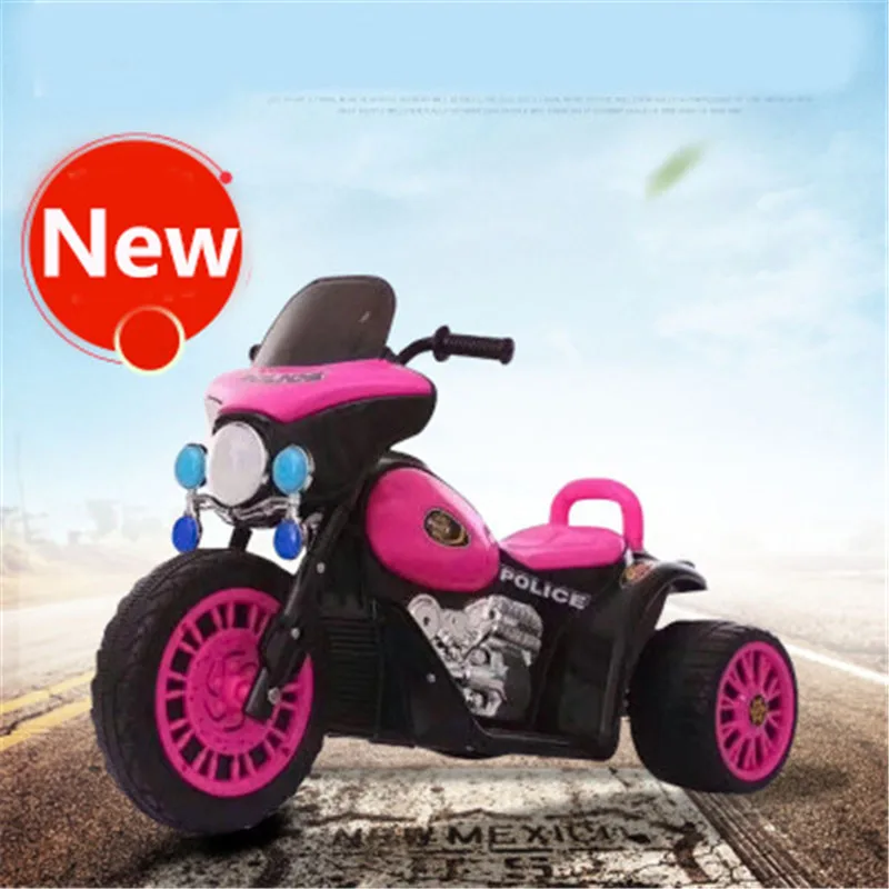 Детский Электрический мотоцикл, трехколесный велосипед для малышей, внедорожный мотоцикл для езды на автомобилях, игрушки для мальчиков и девочек в возрасте от От 3 до 6 лет, для занятий спортом на открытом воздухе