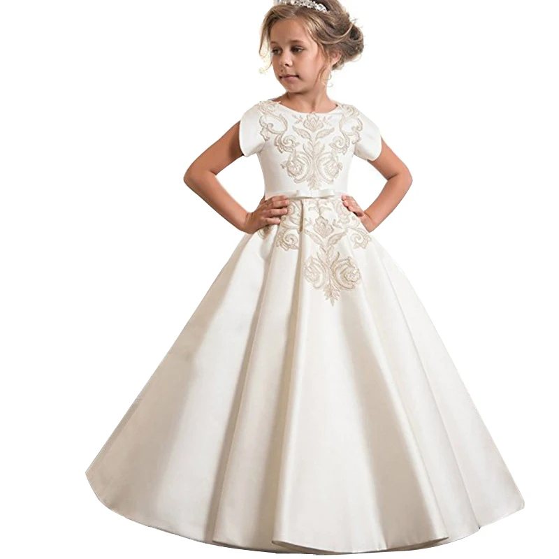Детская одежда; коллекция года; платье подружки невесты для девочек; Свадебные платья для девочек; Детский костюм; платье принцессы с вышивкой; вечерние платья для детей 10-12 лет