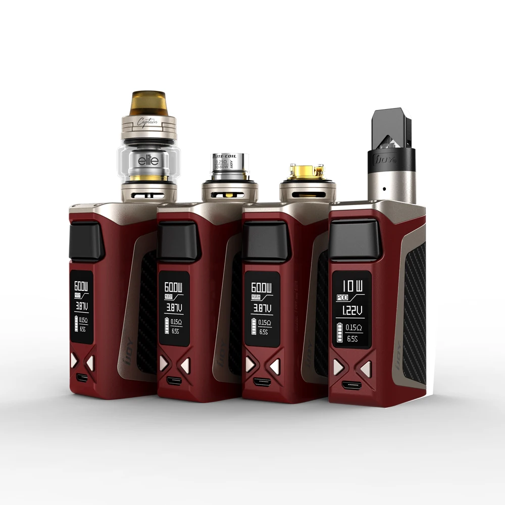 Оригинал IJOY ELITE мини комплект с бак subohm 3 в 1 60 Вт собран 2200 мАч батареи Vape
