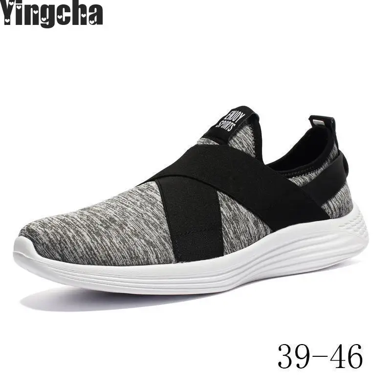 

2018 Fashion Men Casual Shoes Slip-on Summer Breathable Air Mesh Men's Flats Trainers Sneaker Water Loafers Shoe Mens