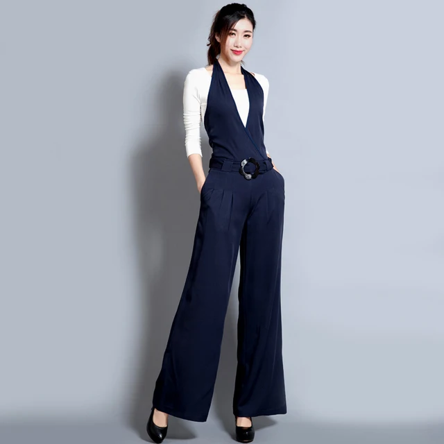 black slim jumpsuit