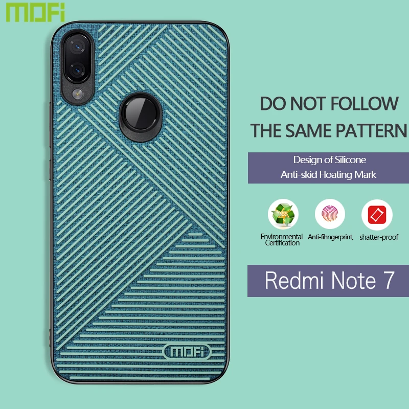 Чехол для Redmi Note 7 Pro Mofi чехол Xiaomi нескользящий | Мобильные телефоны и аксессуары
