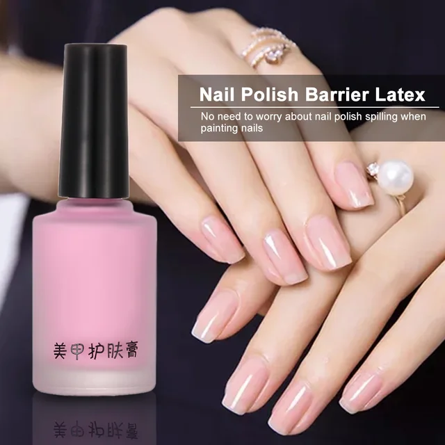 Nail Beauty Liquid Latex L Off Tape Odorless Cuticle Guard Nail Beauty Liquid Latex L Off Tape Odorless Cuticle Guard Polish Shield Barrier Skin Protector