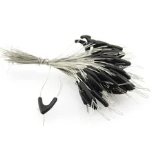 Резиновый крючок, 100 шт., рыболовные снасти, рыболовные снасти, аксессуары, рыболовный крючок