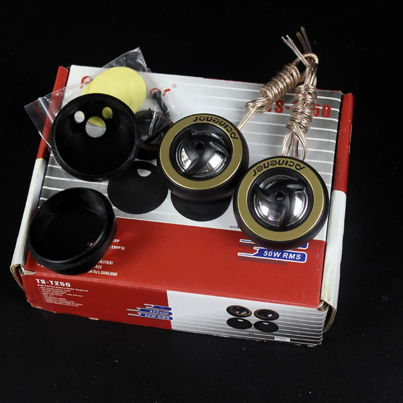 2pcs one pair 450W max T250 Dome Tweeter speaker For Pioneer Car