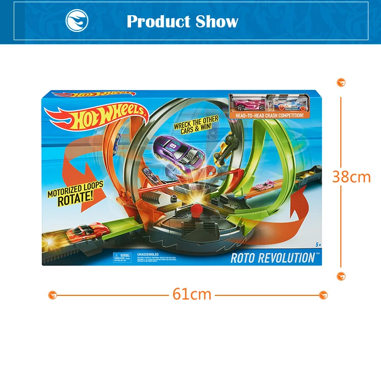 Hot Wheels двойной ударный трек, игрушечный набор Hotwheels, игрушки для мальчиков, двойной Спортивный Трек FDF26, детский подарок на день рождения, Рождество