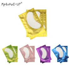 10/20/50 пар/лот кругов под глазами колодки глазные Пластыри для наращивания ресниц, инструменты для макияжа глаз расширений гель Советы наклейки для накладных ресниц