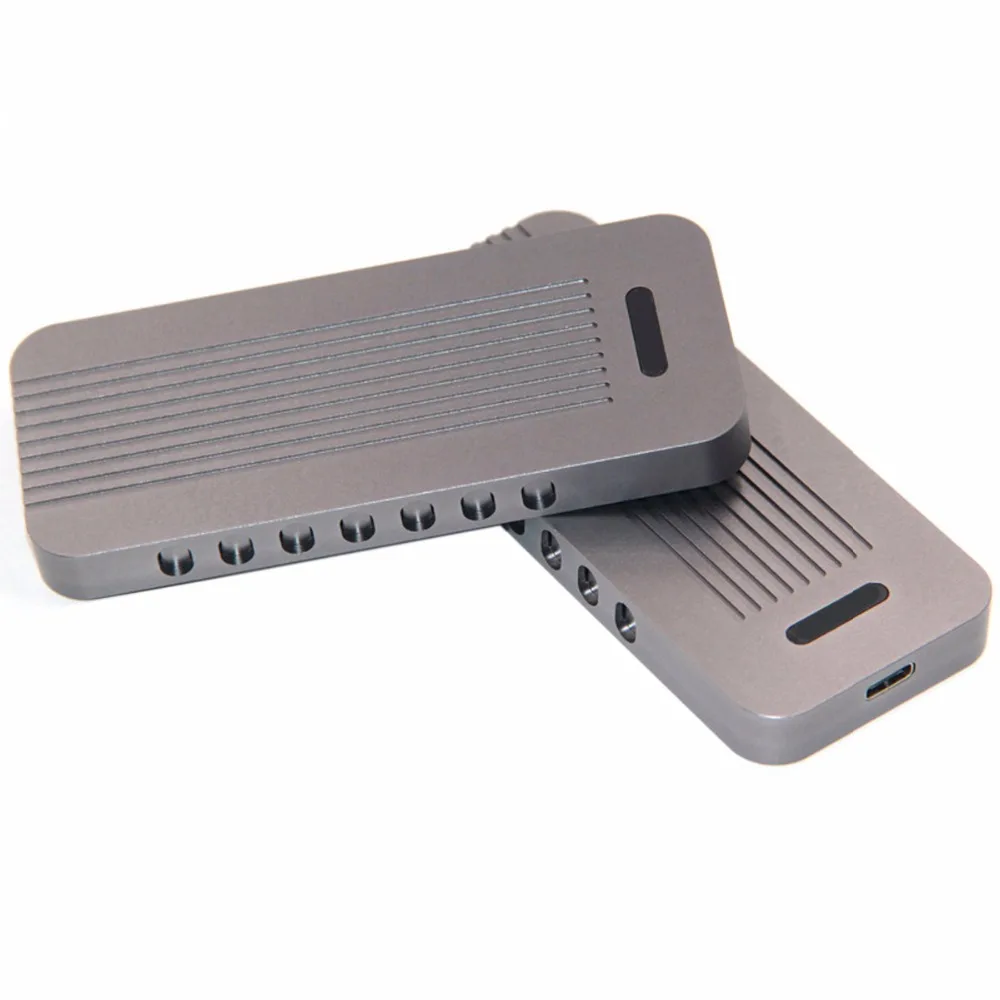 

USB-C USB 3.1 3.0 Type-C to Nvme M-key M.2 NGFF PCI-E 2 Lane SSD Enclosure