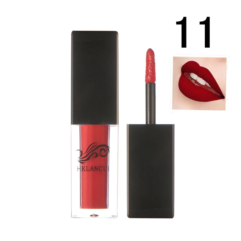 12 Colors Lips Gloss Makeup Waterproof Lipgloss Matte Velvet Liquid Lipstick Make up Maquiagem Lip Blam Cosmetics Tools