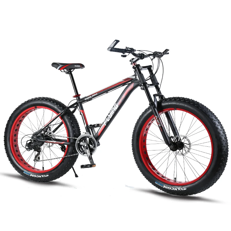 

Mountain bike Aluminum Bicycles 26 inches 7/21/24 speed bike road 26x4.0" Double disc brakes Fat bicycle