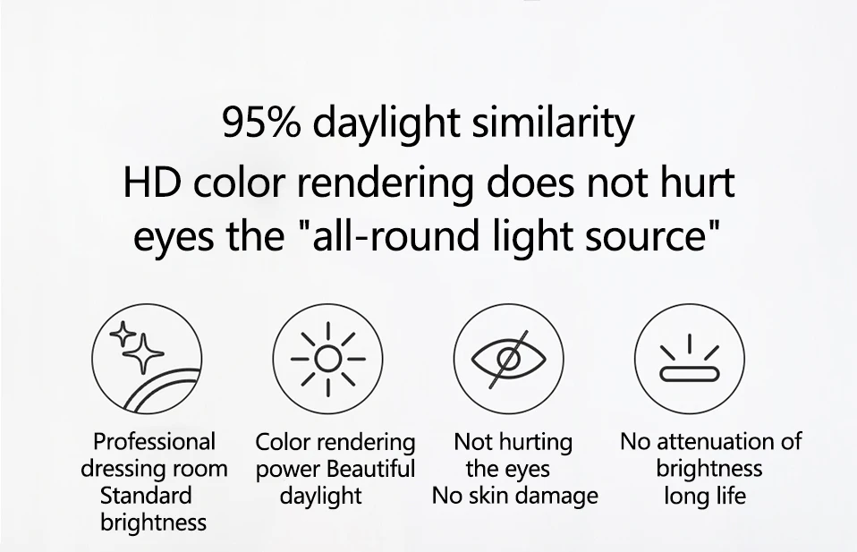 Xiaomi AMIRO AML004 Makeup Mirror Rechargeable Brightness Adjustable LED HD Makeup Daylight Mirror Mijia Makeup Mirror Cosmetics8